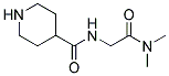 N-[2-(DIMETHYLAMINO)-2-OXOETHYL]PIPERIDINE-4-CARBOXAMIDE Struktur