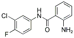 2-AMINO-N-(3-CHLORO-4-FLUOROPHENYL)BENZAMIDE Struktur