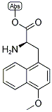 METHYL (2R)-2-AMINO-3-(4-METHOXYNAPHTHYL)PROPANOATE Struktur