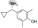 4-((1S)AMINOCYCLOPROPYLMETHYL)-2,6-DIMETHYLPHENOL Struktur