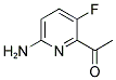 1-(6-AMINO-3-FLUOROPYRIDIN-2-YL)ETHANONE Struktur