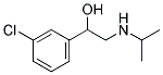 1-(3-CHLORO-PHENYL)-2-ISOPROPYLAMINO-ETHANOL Struktur