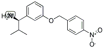 (1R)-2-METHYL-1-(3-[(4-NITROPHENYL)METHOXY]PHENYL)PROPYLAMINE Struktur