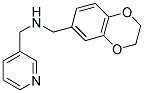 1-(2,3-DIHYDRO-1,4-BENZODIOXIN-6-YL)-N-(PYRIDIN-3-YLMETHYL)METHANAMINE Struktur