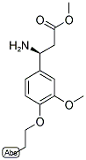 METHYL (3S)-3-AMINO-3-(3-METHOXY-4-PROPOXYPHENYL)PROPANOATE Struktur