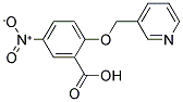 5-NITRO-2-(PYRIDIN-3-YLMETHOXY)BENZOIC ACID Struktur