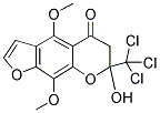 7-HYDROXY-4,9-DIMETHOXY-7-(TRICHLOROMETHYL)-6,7-DIHYDRO-5H-FURO[3,2-G]CHROMEN-5-ONE