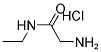 2-AMINO-N-ETHYL-ACETAMIDE HYDROCHLORIDE Struktur