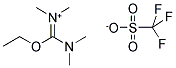 O-ETHYL-N,N,N',N'-TETRAMETHYLISOURONIUM TRIFLUOROMETHANESULFONATE Struktur