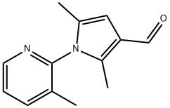 2,5-DIMETHYL-1-(3-METHYL-PYRIDIN-2-YL)-1H-PYRROLE-3-CARBALDEHYDE Struktur