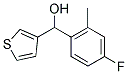 4-FLUORO-2-METHYLPHENYL-(3-THIENYL)METHANOL Struktur