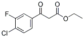 ETHYL (4-CHLORO-3-FLUOROBENZOYL)ACETATE price.