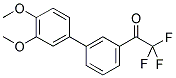 3'-(3,4-DIMETHOXYPHENYL)-2,2,2-TRIFLUOROACETOPHENONE Struktur