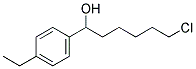 6-CHLORO-1-(4-ETHYLPHENYL)-1-HEXANOL Struktur