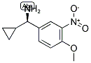 (1R)CYCLOPROPYL(4-METHOXY-3-NITROPHENYL)METHYLAMINE Struktur