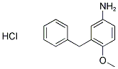 3-BENZYL-4-METHOXYANILINE HYDROCHLORIDE Struktur