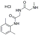 N-[2-[(2,6-DIMETHYLPHENYL)AMINO]-2-OXOETHYL]-2-(METHYLAMINO)ACETAMIDE HYDROCHLORIDE Struktur