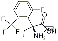 (2S)-2-AMINO-2-[6-FLUORO-2-(TRIFLUOROMETHYL)PHENYL]BUTANOIC ACID Struktur