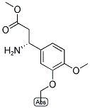 METHYL (3R)-3-AMINO-3-(3-ETHOXY-4-METHOXYPHENYL)PROPANOATE Struktur