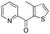 2-(3-METHYL-2-THENOYL)PYRIDINE Struktur