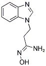 (1Z)-3-(1H-BENZIMIDAZOL-1-YL)-N'-HYDROXYPROPANIMIDAMIDE Struktur