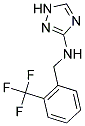 N-(2-(TRIFLUOROMETHYL)BENZYL)-1H-1,2,4-TRIAZOL-3-AMINE Struktur