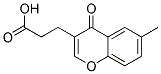 3-(6-METHYL-4-OXO-4H-CHROMEN-3-YL)PROPANOIC ACID Struktur