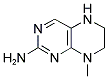 8-METHYL-5,6,7,8-TETRAHYDROPTERIDIN-2-AMINE Struktur