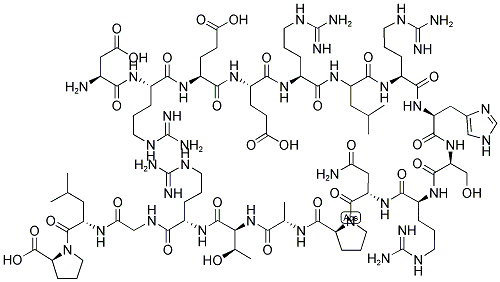 ASP-ARG-GLU-GLU-ARG-LEU-ARG-HIS-SER-ARG-ASN-PRO-ALA-THR-ARG-GLY-LEU-PRO Struktur