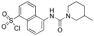 5-[(3-METHYL-PIPERIDINE-1-CARBONYL)-AMINO]-NAPHTHALENE-1-SULFONYL CHLORIDE Struktur