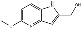 (5-METHOXY-1H-PYRROLO[3,2-B]PYRIDIN-2-YL)METHANOL Struktur