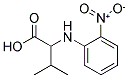 3-METHYL-2-[(2-NITROPHENYL)AMINO]BUTANOIC ACID Struktur