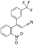 2-NITROPHENYL-3-TRIFLUOROMETHYL-PHENYLACRYLNITRILE Struktur