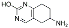 6-AMINO-5,6,7,8-TETRAHYDRO-2-HYDROXYQUINAZOLINE Struktur