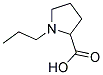 1-PROPYLPYRROLIDINE-2-CARBOXYLIC ACID Struktur