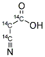 CYANOACETIC ACID, [14C(U)]- Struktur