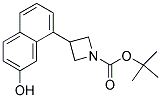 1-BOC-3-(7-HYDROXY-NAPHTHALEN-1-YL)-AZETIDINE Struktur