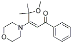 4-METHOXY-4-METHYL-3-MORPHOLIN-4-YL-1-PHENYL-PENT-2-EN-1-ONE Struktur