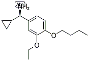 (1R)(4-BUTOXY-3-ETHOXYPHENYL)CYCLOPROPYLMETHYLAMINE Struktur