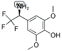 4-((1S)-1-AMINO-2,2,2-TRIFLUOROETHYL)-2,6-DIMETHOXYPHENOL Struktur