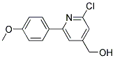 (2-CHLORO-6-(4-METHOXYPHENYL)PYRIDIN-4-YL)METHANOL Struktur