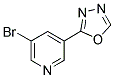 3-BROMO-5-(1,3,4-OXADIAZOL-2-YL)PYRIDINE Struktur