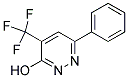 3-HYDROXY-6-PHENYL-4-(TRIFLUOROMETHYL)PYRIDAZINE Struktur