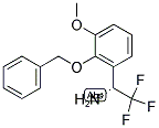 (1R)-2,2,2-TRIFLUORO-1-[3-METHOXY-2-(PHENYLMETHOXY)PHENYL]ETHYLAMINE Struktur