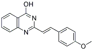 2-[2-(4-METHOXYPHENYL)-VINYL]QUINAZOLIN-4-OL Struktur