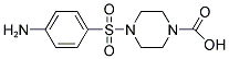 4-(4-AMINO-BENZENESULFONYL)-PIPERAZINE-1-CARBOXYLIC ACID Struktur