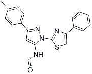 3-(4-METHYLPHENYL)-1-(4-PHENYL-1,3-THIAZOL-2-YL)-1H-PYRAZOL-5-YLFORMAMIDE Struktur