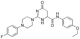 N-(4-ETHOXYPHENYL)-2-(4-(4-FLUOROPHENYL)PIPERAZIN-1-YL)-6-OXO-3,4,5,6-TETRAHYDROPYRIMIDINE-4-CARBOXAMIDE Struktur