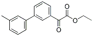 ETHYL 3-(3-METHYLPHENYL)BENZOYLFORMATE Struktur