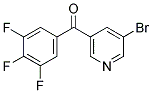 3-BROMO-5-(3,4,5-TRIFLUOROBENZOYL)PYRIDINE Struktur